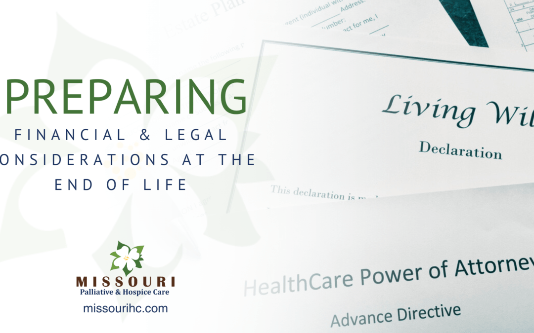 Preparing: Financial and Legal Considerations at the End of Life